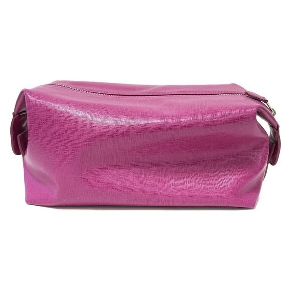 Auth GIORGIOARMANI - Pink Leather Pouch - Picture 3 of 7